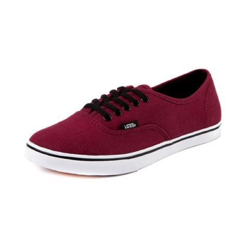 Vans Authentic Lo Pro Skate Shoe in Maroon